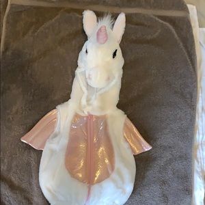 Baby unicorn vest costume.